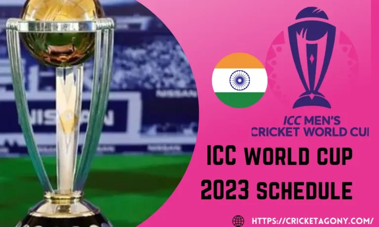 ICC World Cup 2023 Fixture – Date & Time Table