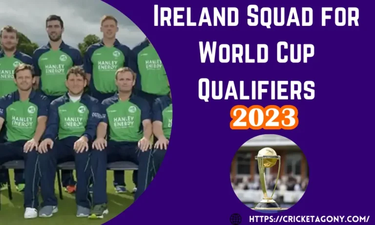 Ireland Squad for World Cup Qualifiers [List of Players]