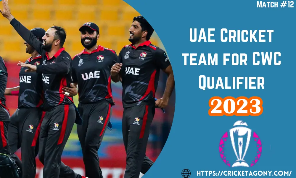 UAE cricket team for CWC qualifier