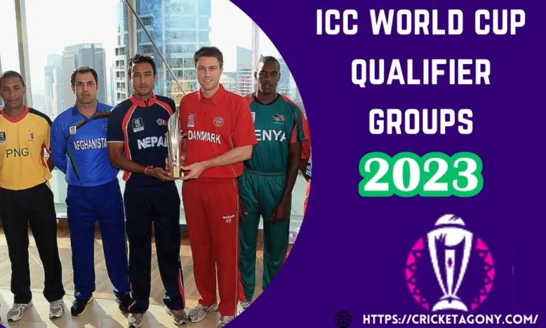ICC World Cup Qualifier Groups [CWC 2023 Complete Details]
