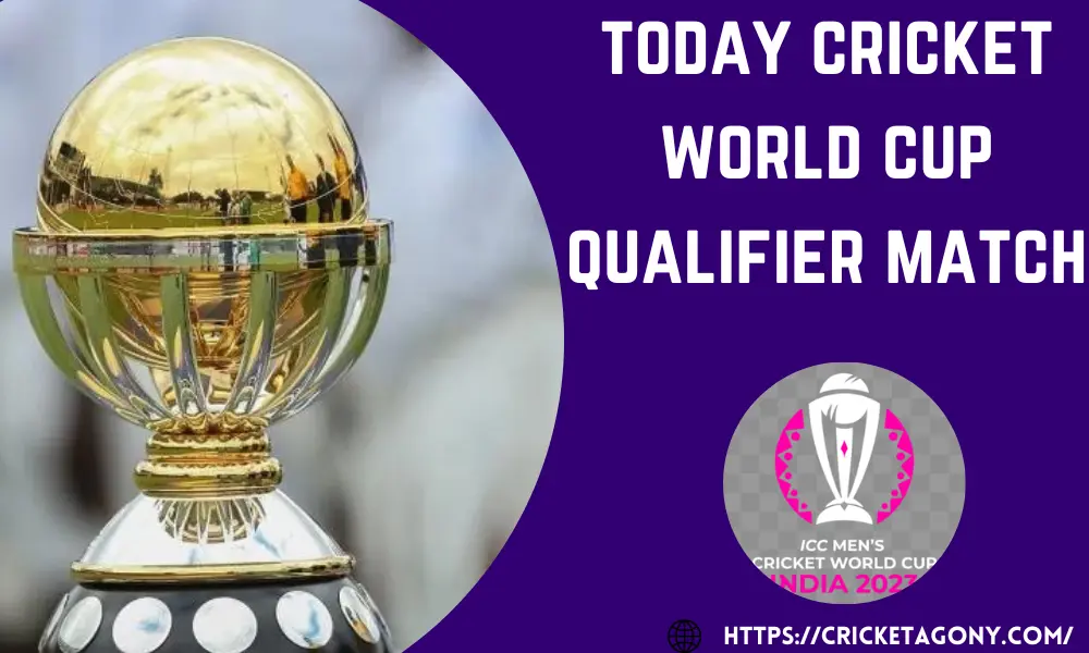 today cricket world cup qualifier match
