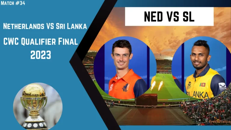 Netherlands VS Sri Lanka CWC Qualifier Final 2023