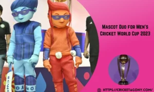 Mascot Duo for Men's Cricket World Cup 2023